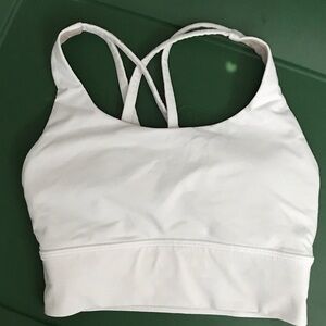 Lululemon Athletica White Sports Bra